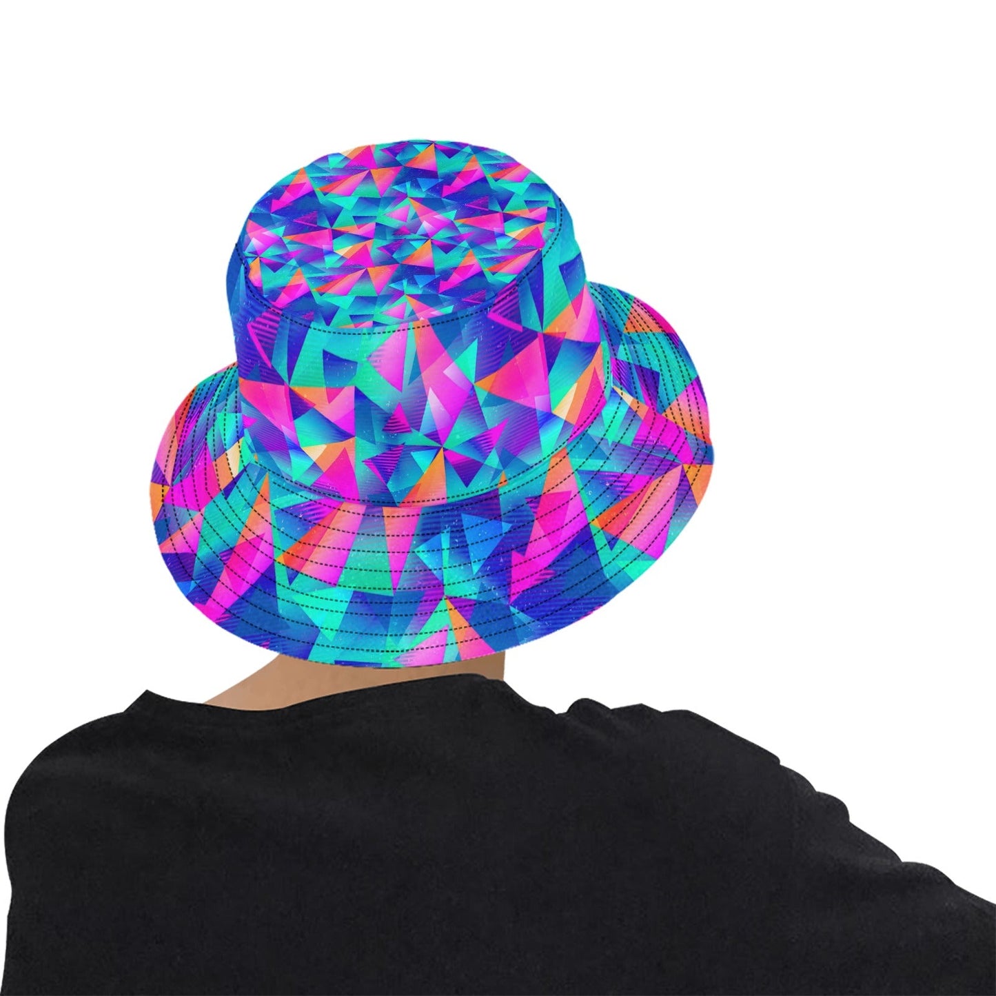 Geometric Shimmer Unisex Summer Bucket Hat