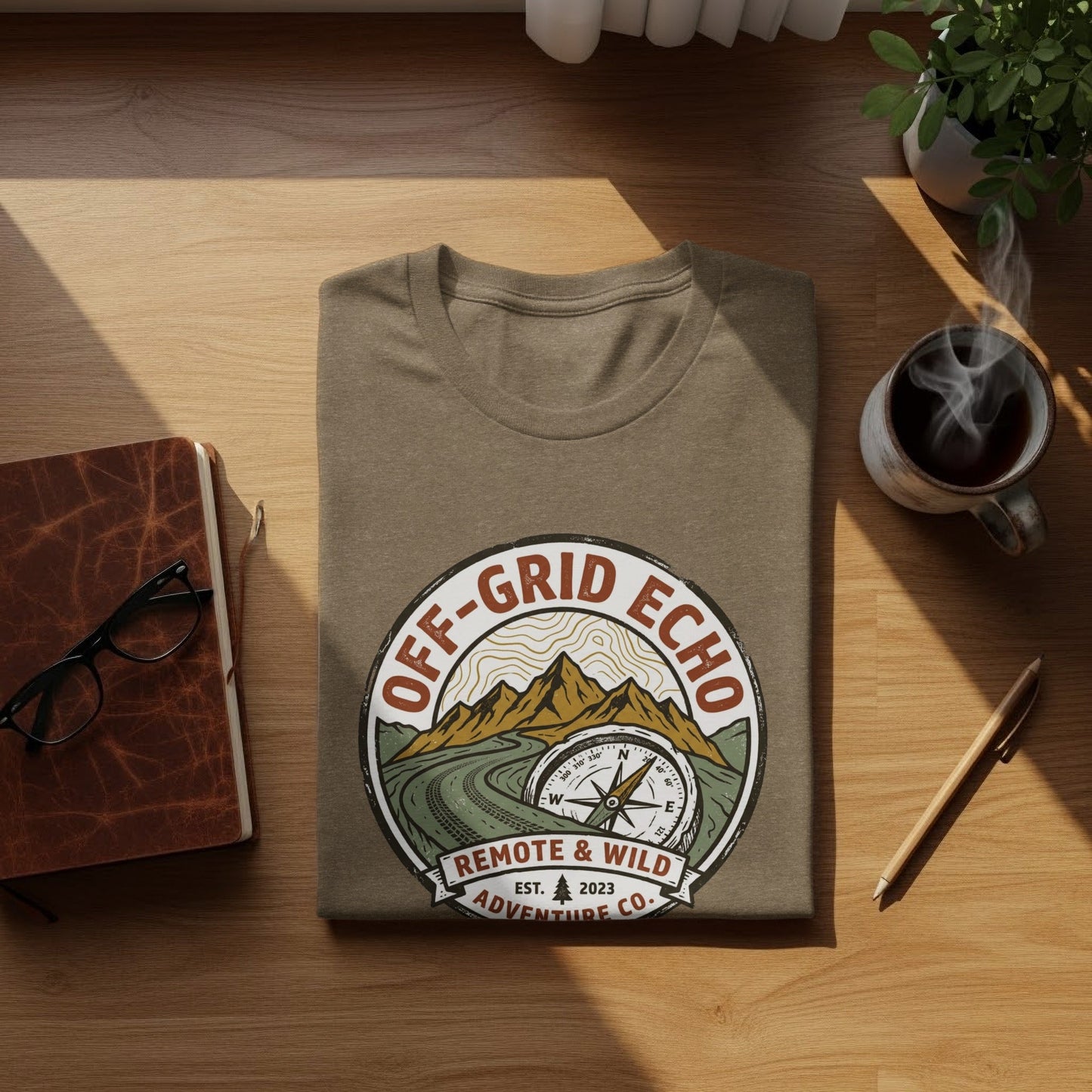 Off-Grid Echo Explorer: The Explorer's Adventure Tee