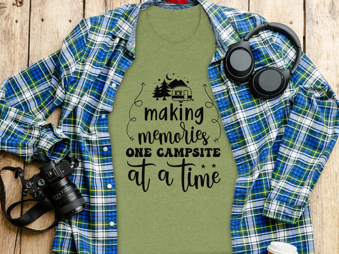 Making Memories One Campsite At A Time Camping T-Shirt