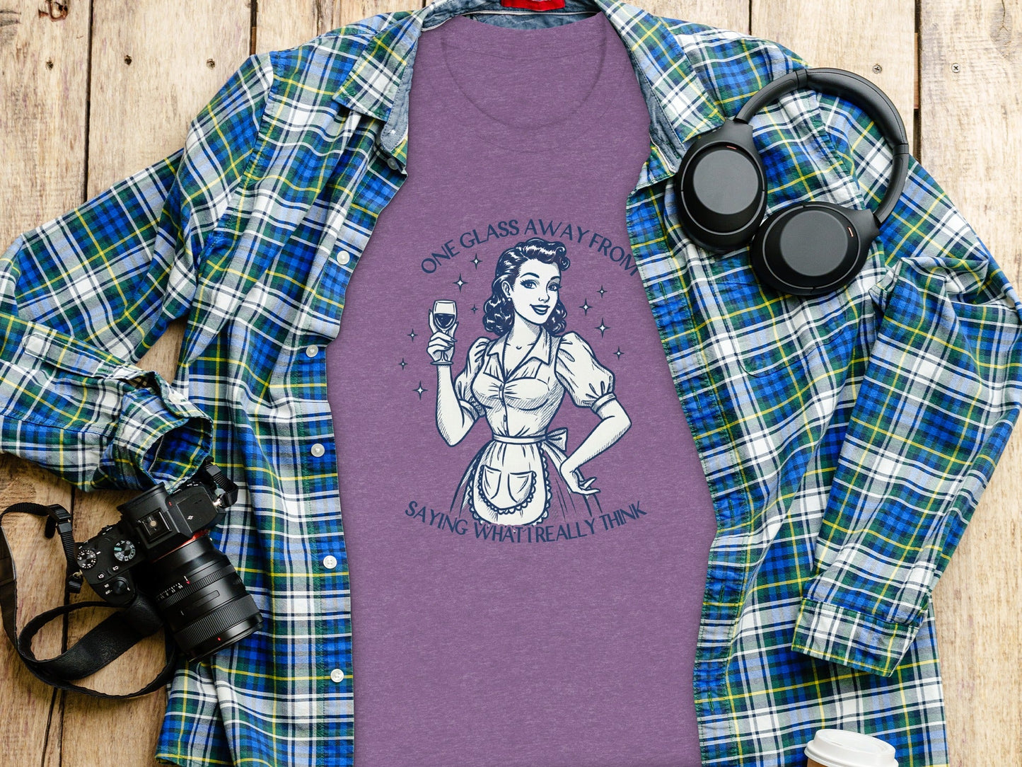 One Glass Away From Saying What I Really Think T-Shirt