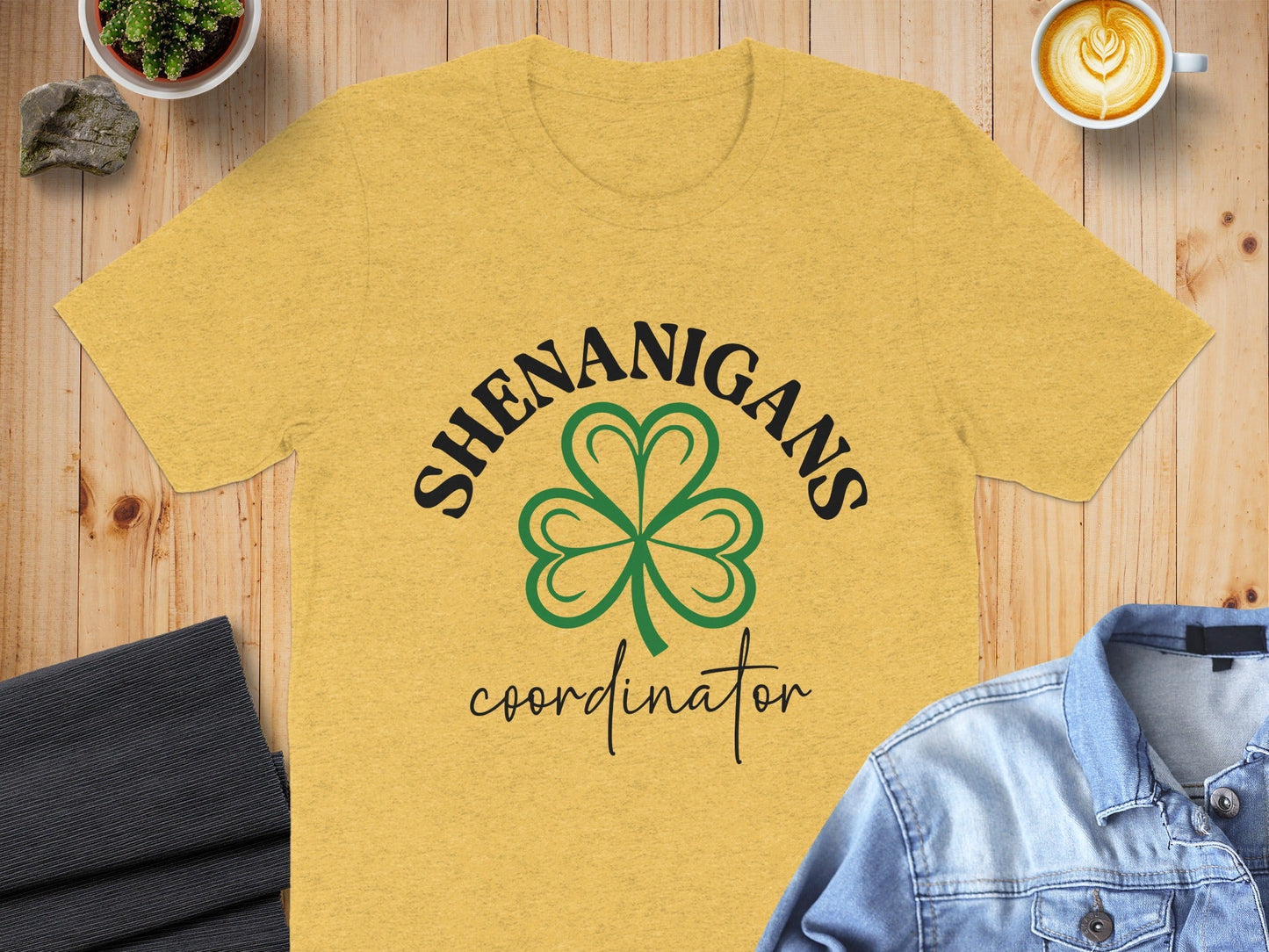 Shenanigans Coordinator With Clover St Patricks Day T-Shirt