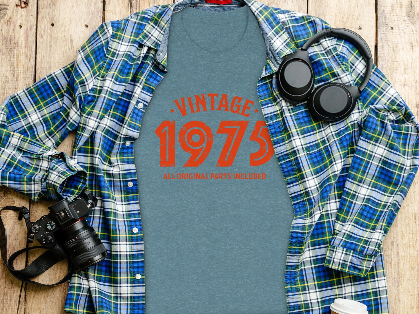 Vintage 1975 All Original Parts Included Design T-Shirt