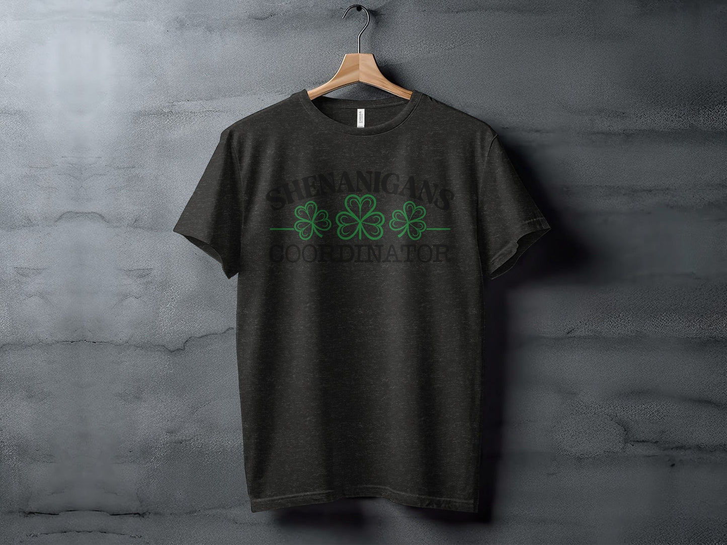 Shenanigans Coordinator With Shamrocks Design Funny T-Shirt