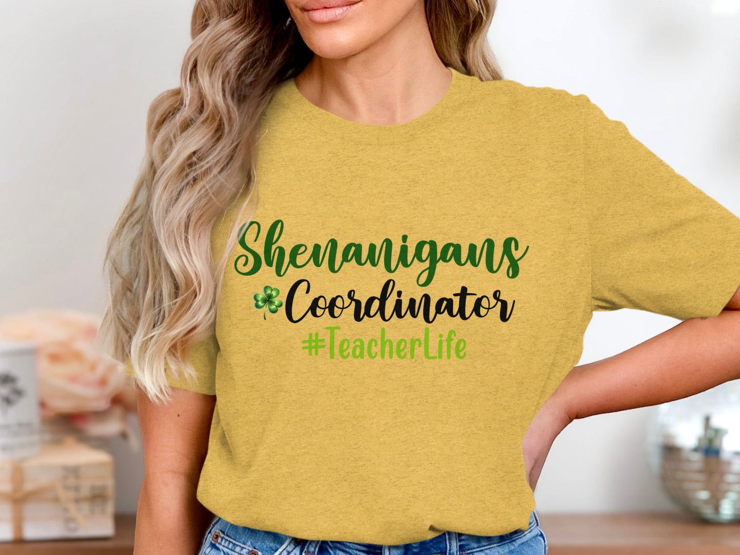 Shenanigans Coordinator Teacher Life St Patricks Day T-Shirt