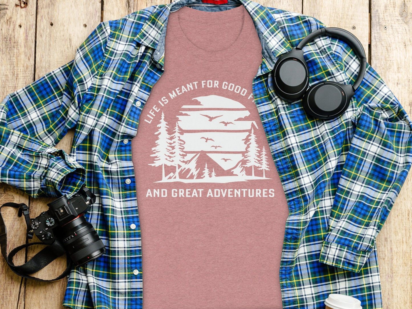 Life Meant For Good Friends Great Adventures Graphic T-Shirt