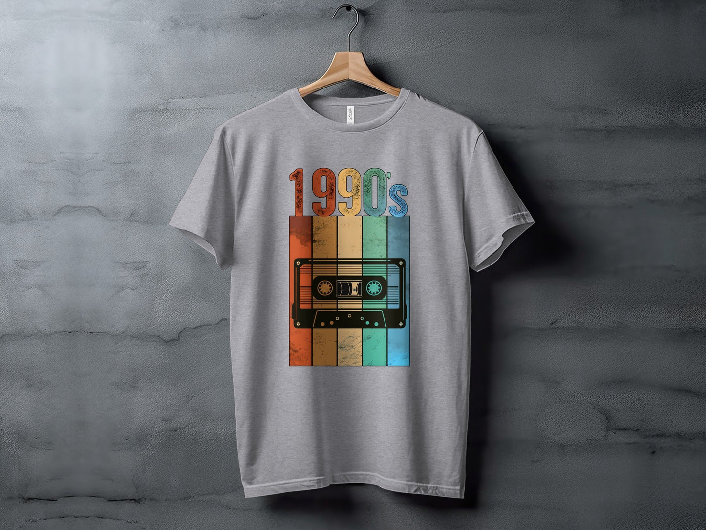 Vintage Cassette Tape with 1990s Design Retro T-Shirt