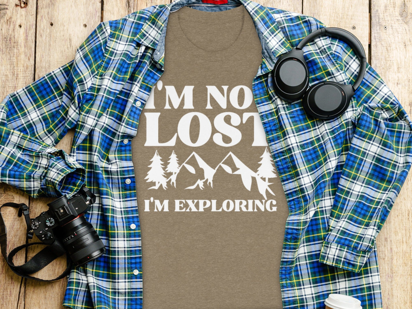 I Am Not Lost I Am Exploring Outdoors Nature T-Shirt