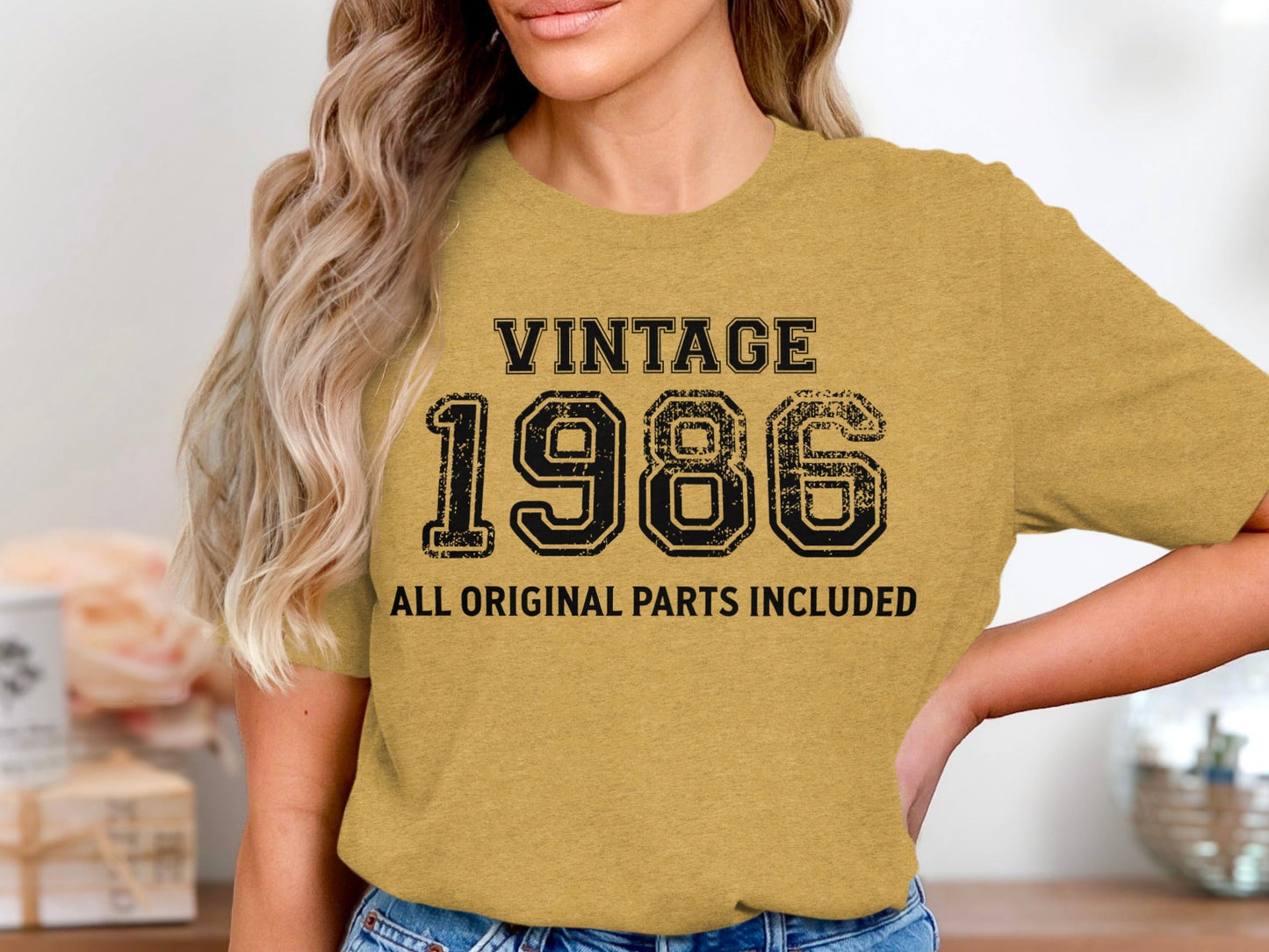 Vintage 1986 All Original Parts Included Birthday T-Shirt