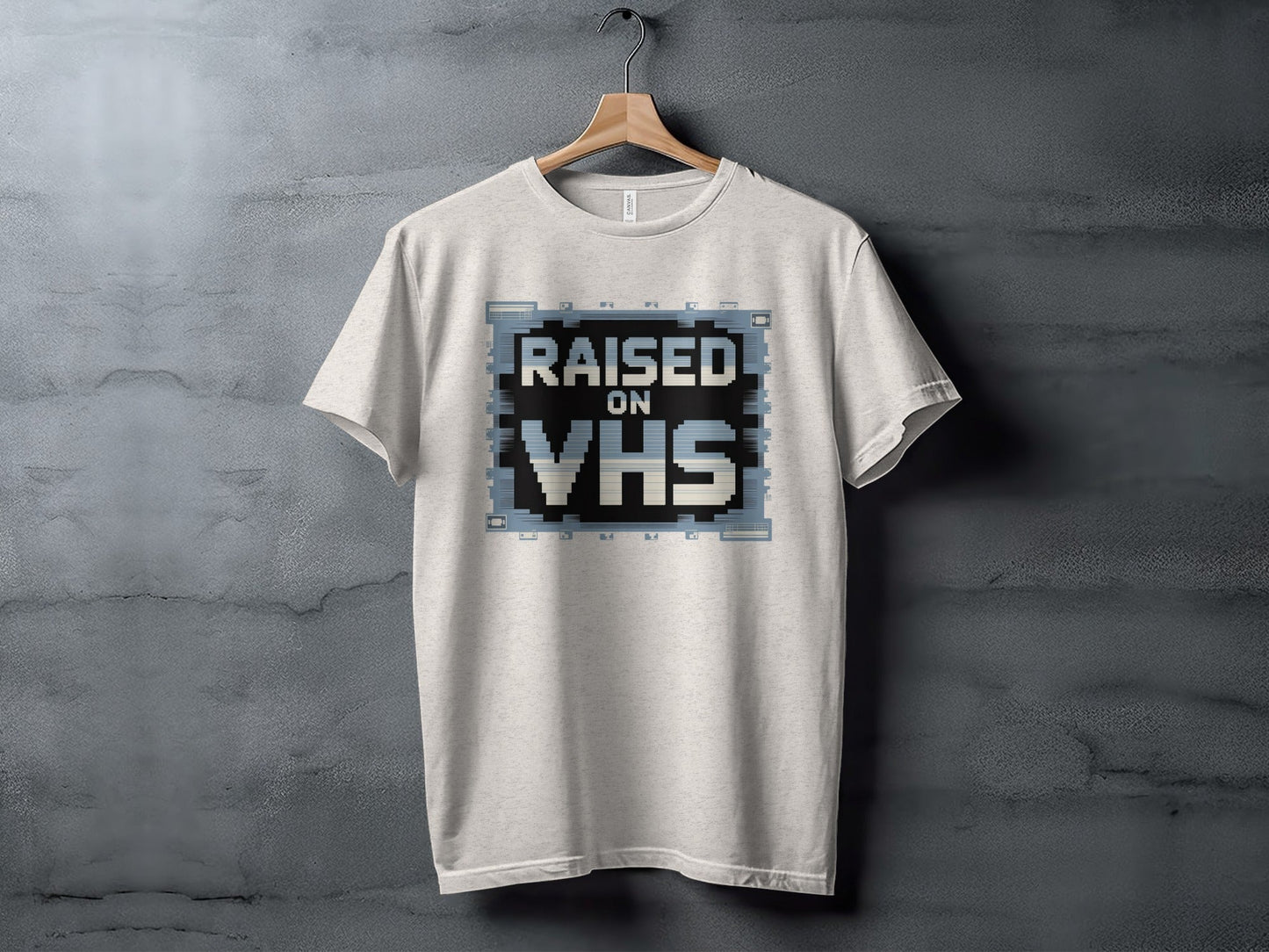 Raised on VHS Cassette Retro Design Cool T-Shirt