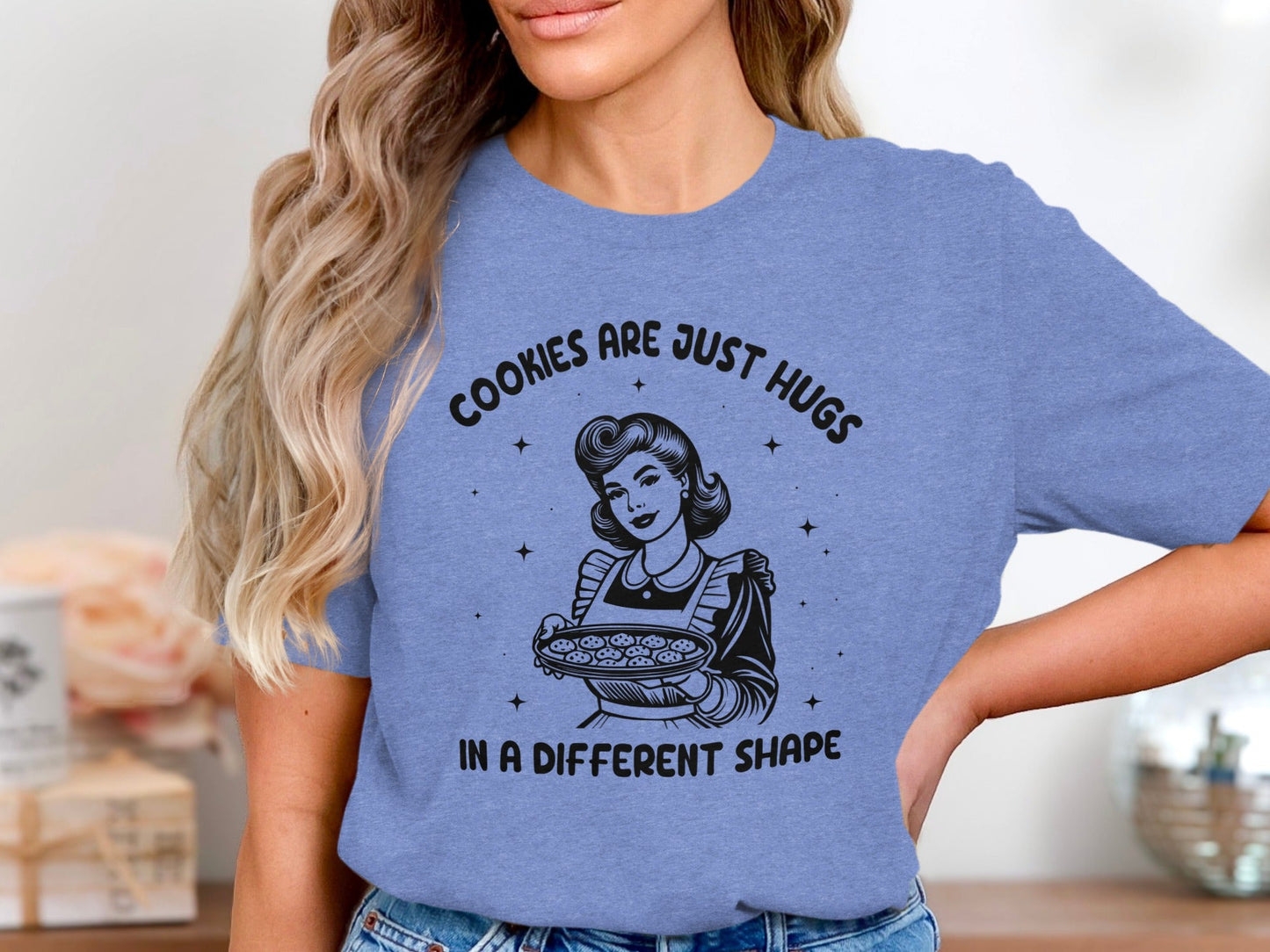Cookies Are Just Hugs In A Different Shape Graphic T-Shirt