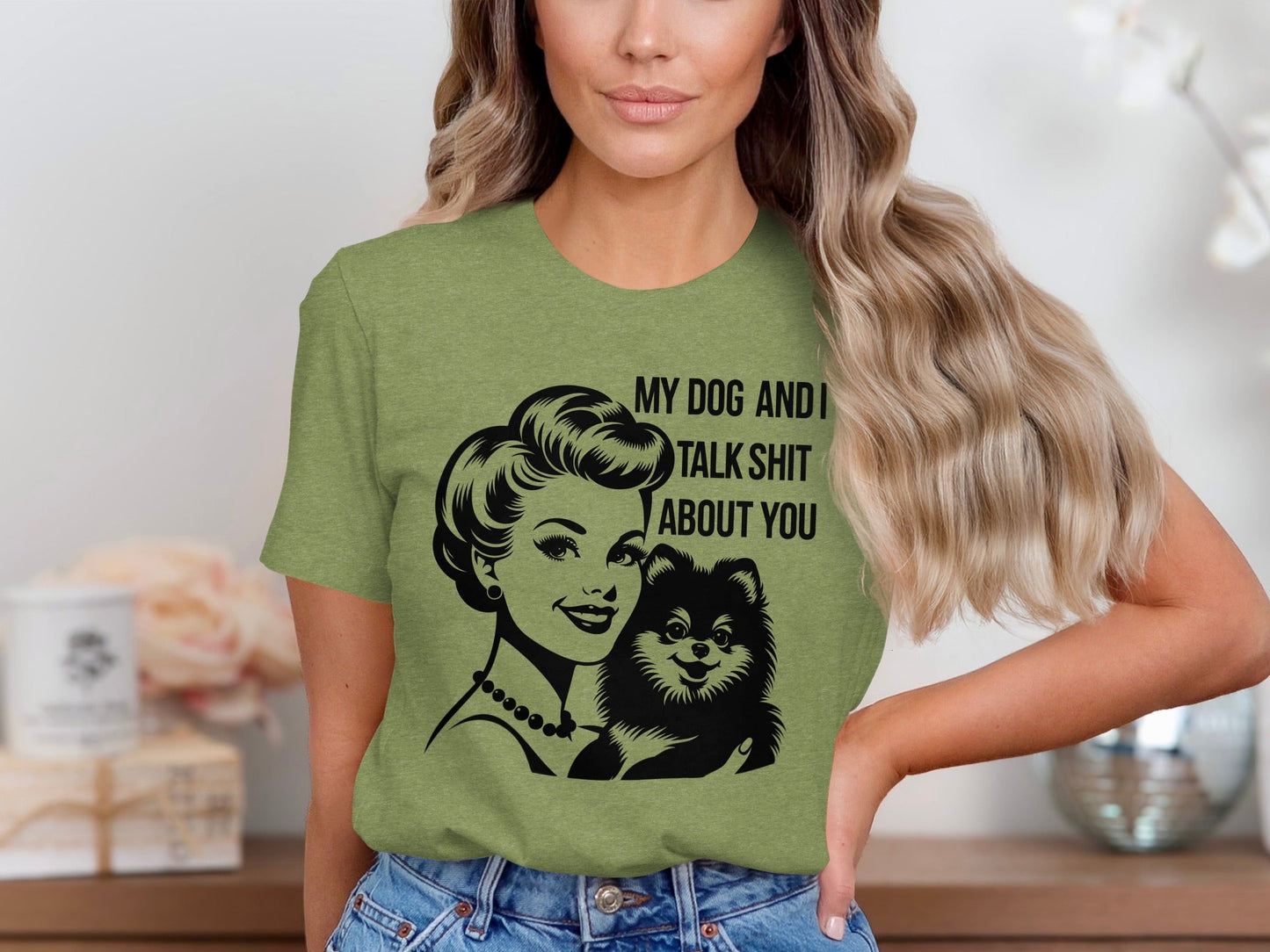 My Dog And I Talk Shit About You Illustrated T-Shirt