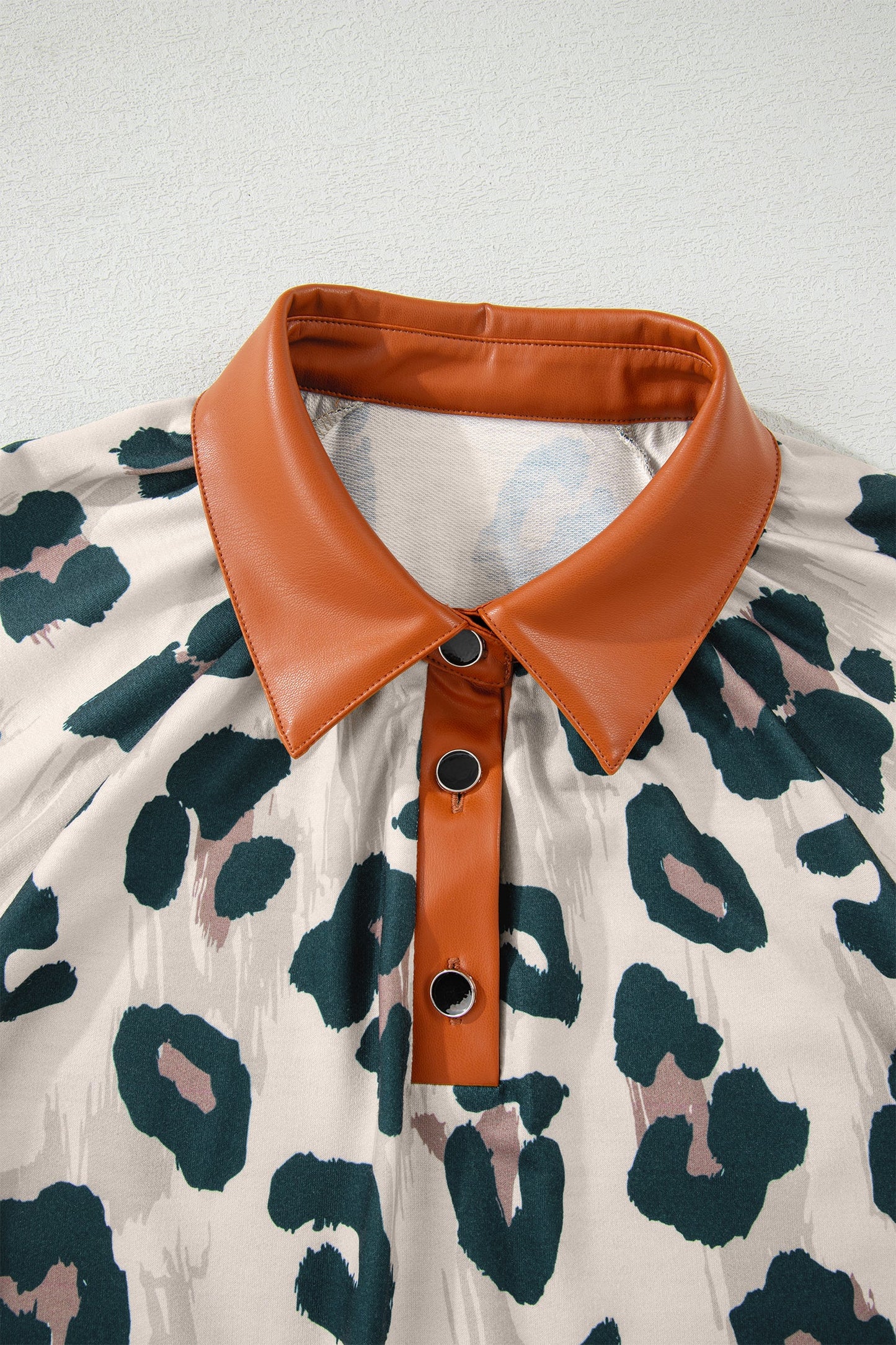Madelynn Collared Short Sleeve Blouse