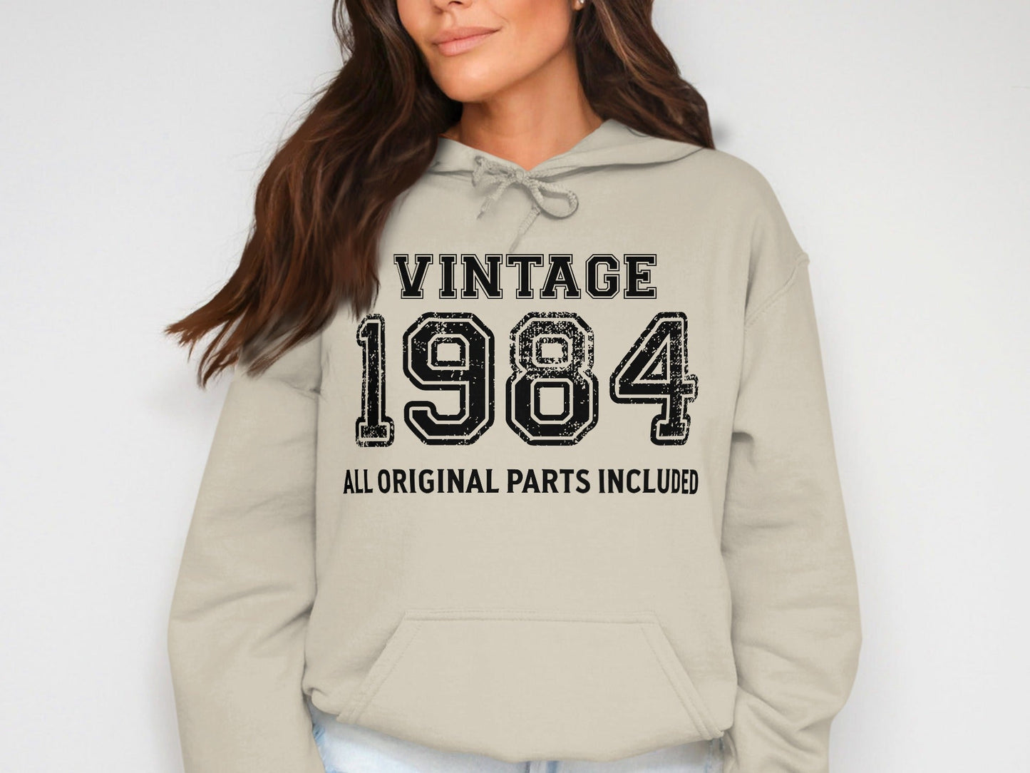 Vintage 1984 All Original Parts Included Design Hoodie