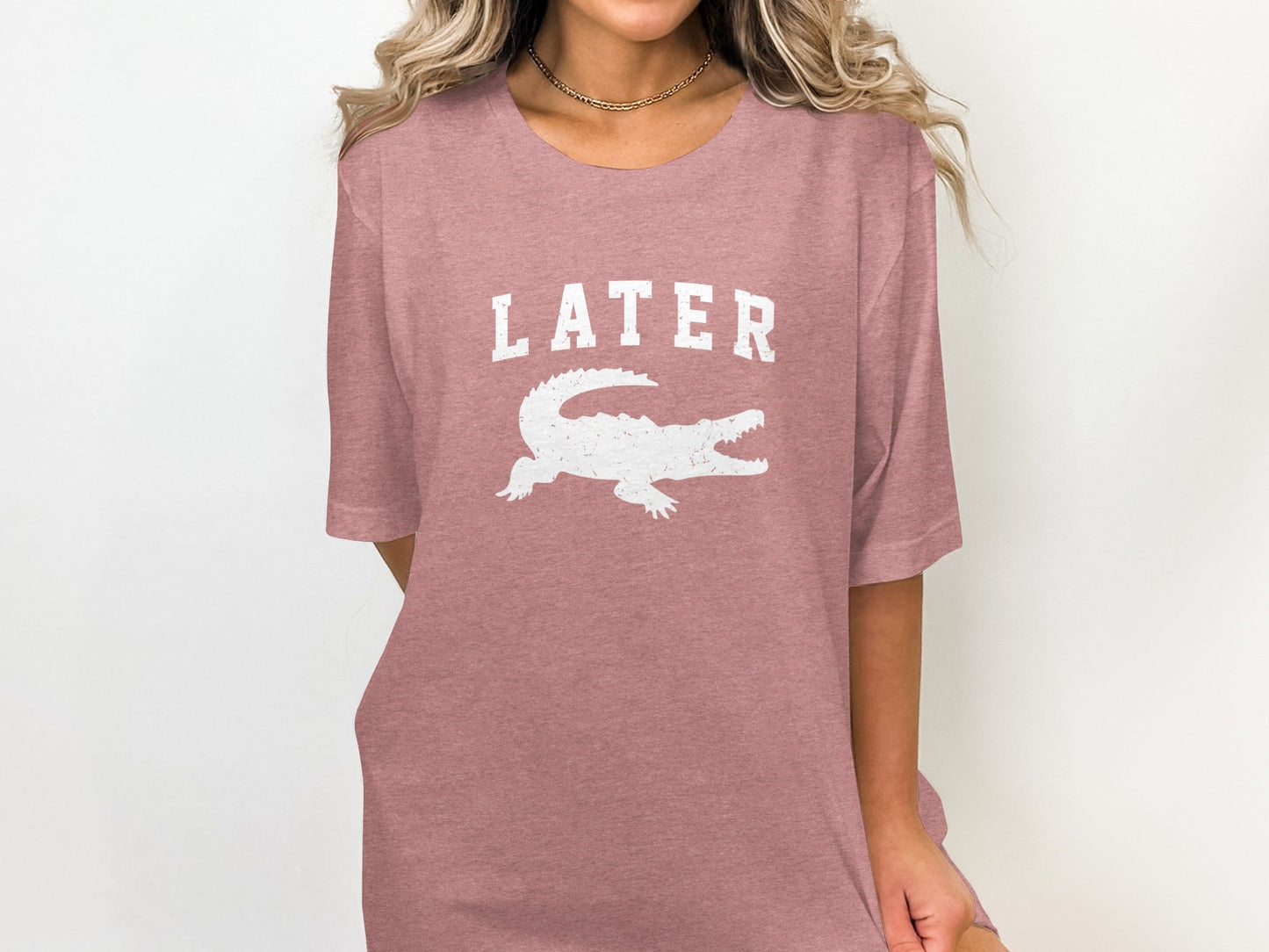 Later Alligator Crocodile Funny Sarcastic Phrase T-Shirt