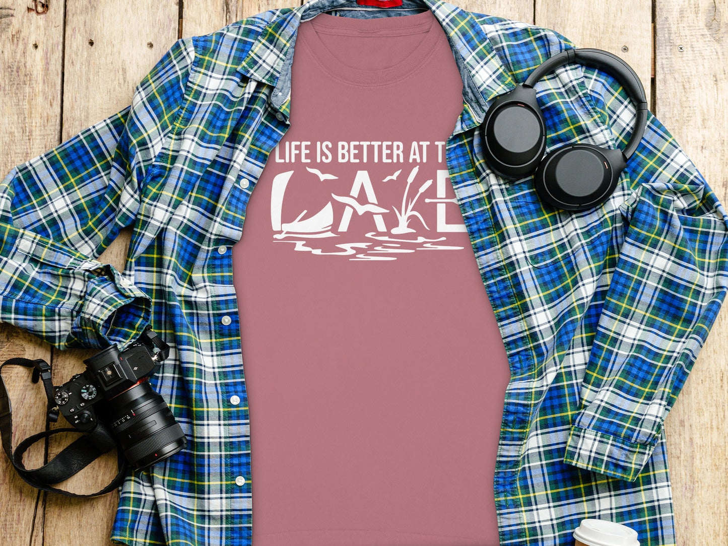 Life is Better at the Lake Outdoors Recreation Long Sleeve T-Shirt