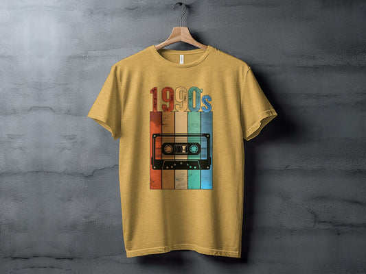 Vintage Cassette Tape with 1990s Design Retro T-Shirt