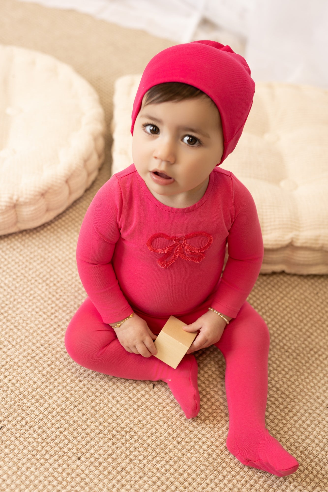 Fringe Footie Layette Set