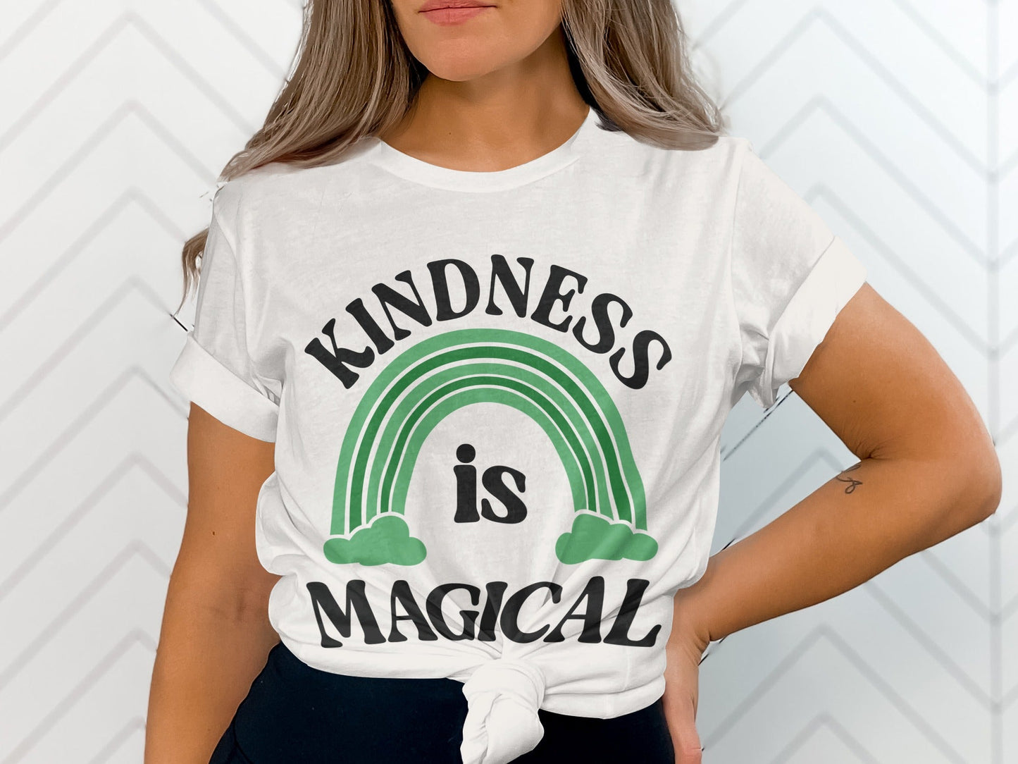 Kindness Is Magical Statement Fashion Graphic T-Shirt