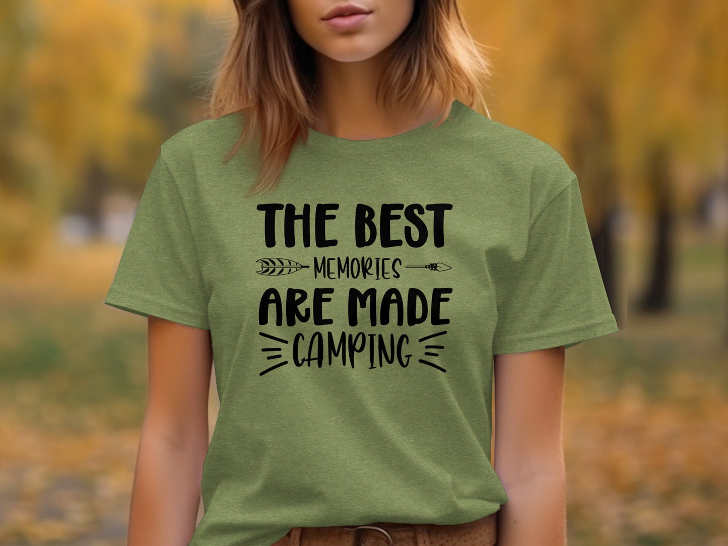 The Best Memories Are Made Camping Graphic T-Shirt