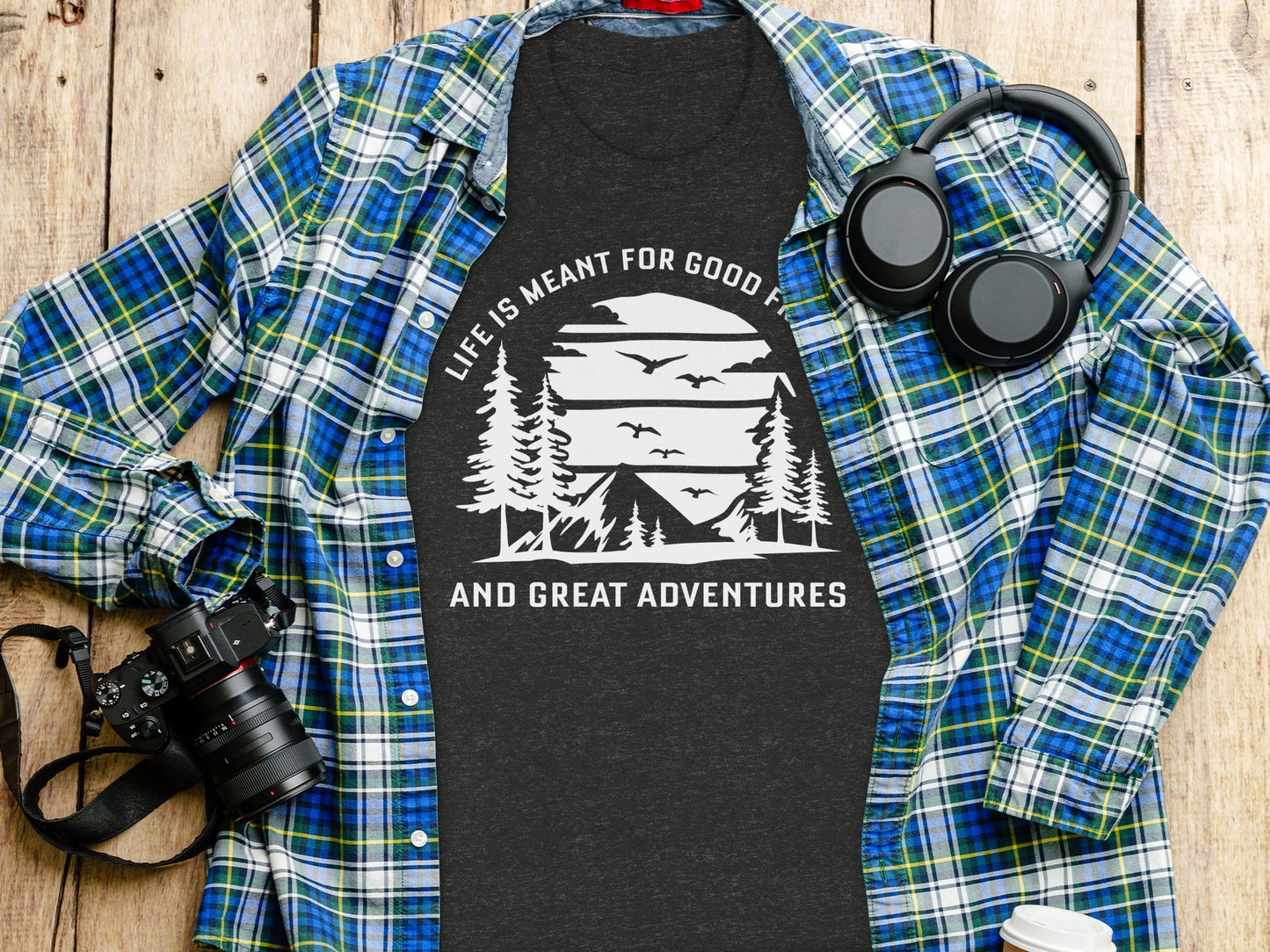 Life Meant For Good Friends Great Adventures Graphic T-Shirt