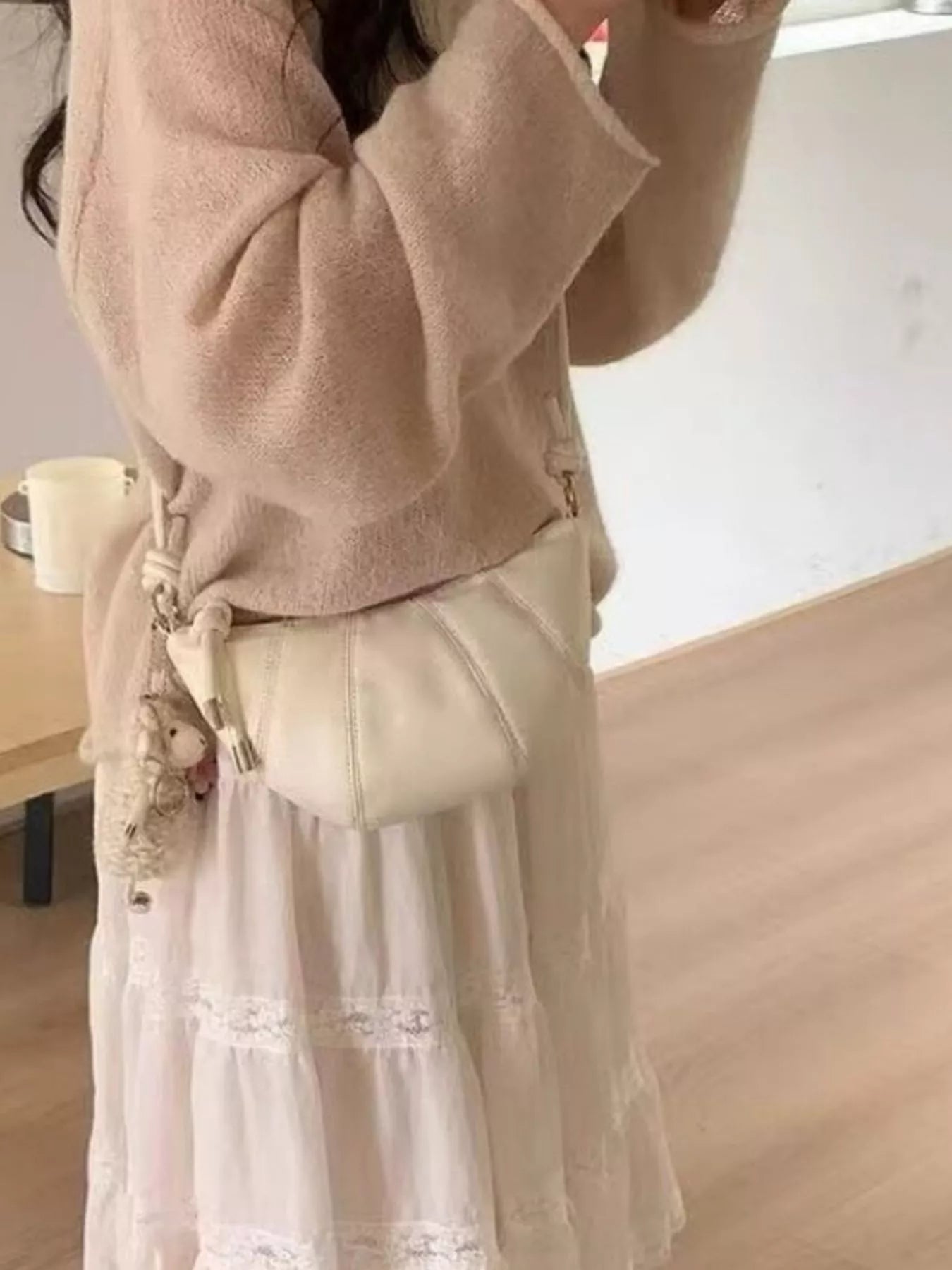 Croissant Shaped Crossbody Bag