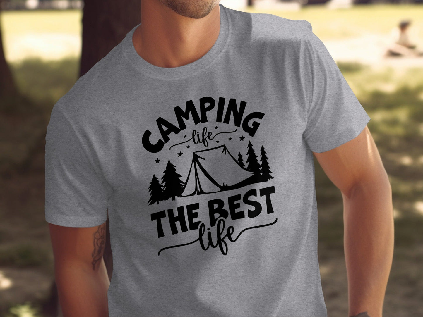 Camping Life The Best Life Outdoor Adventure T-Shirt