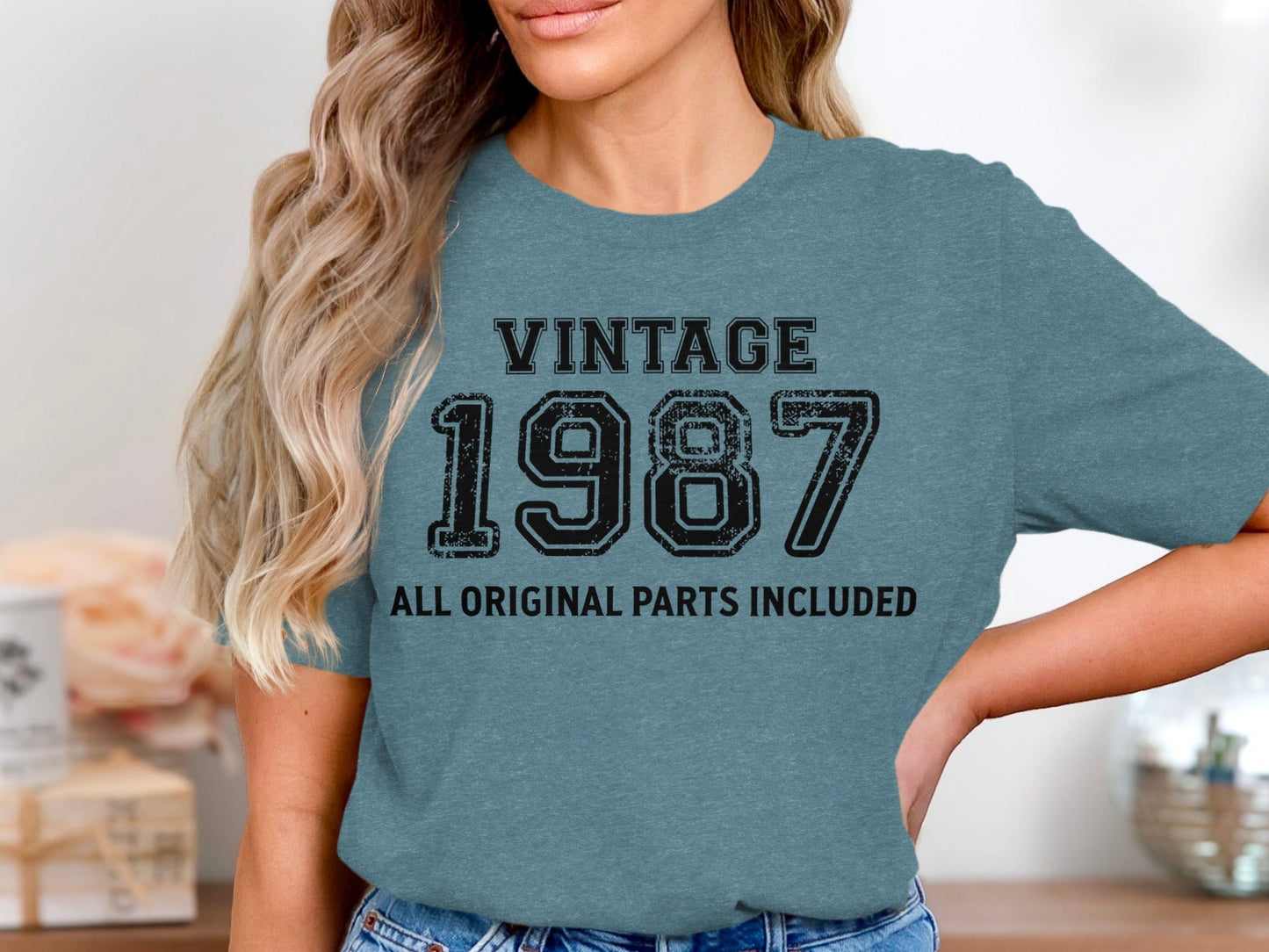 Vintage 1987 All Original Parts Included Birthday T-Shirt