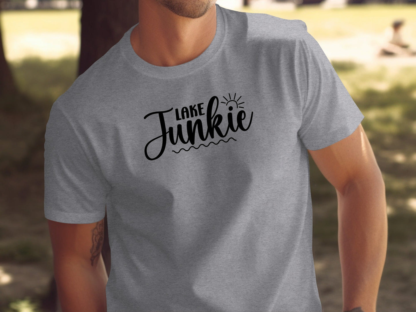 Lake Junkie Graphic for Lovers of Water Activities T-Shirt