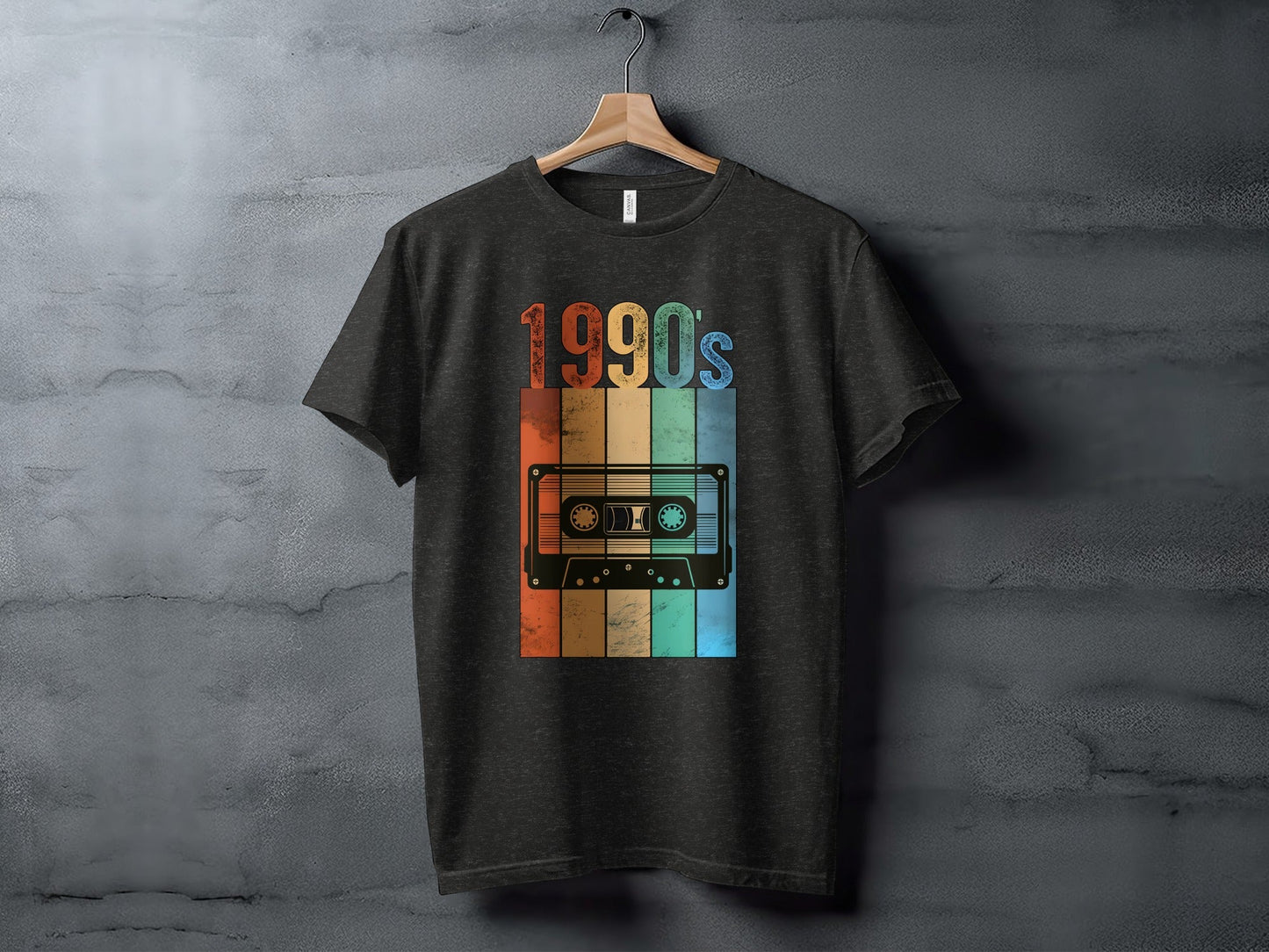 Vintage Cassette Tape with 1990s Design Retro T-Shirt