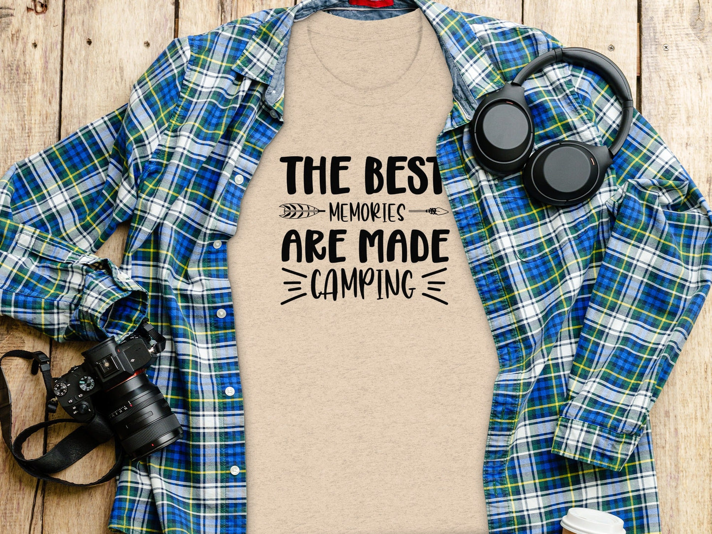 The Best Memories Are Made Camping Graphic T-Shirt