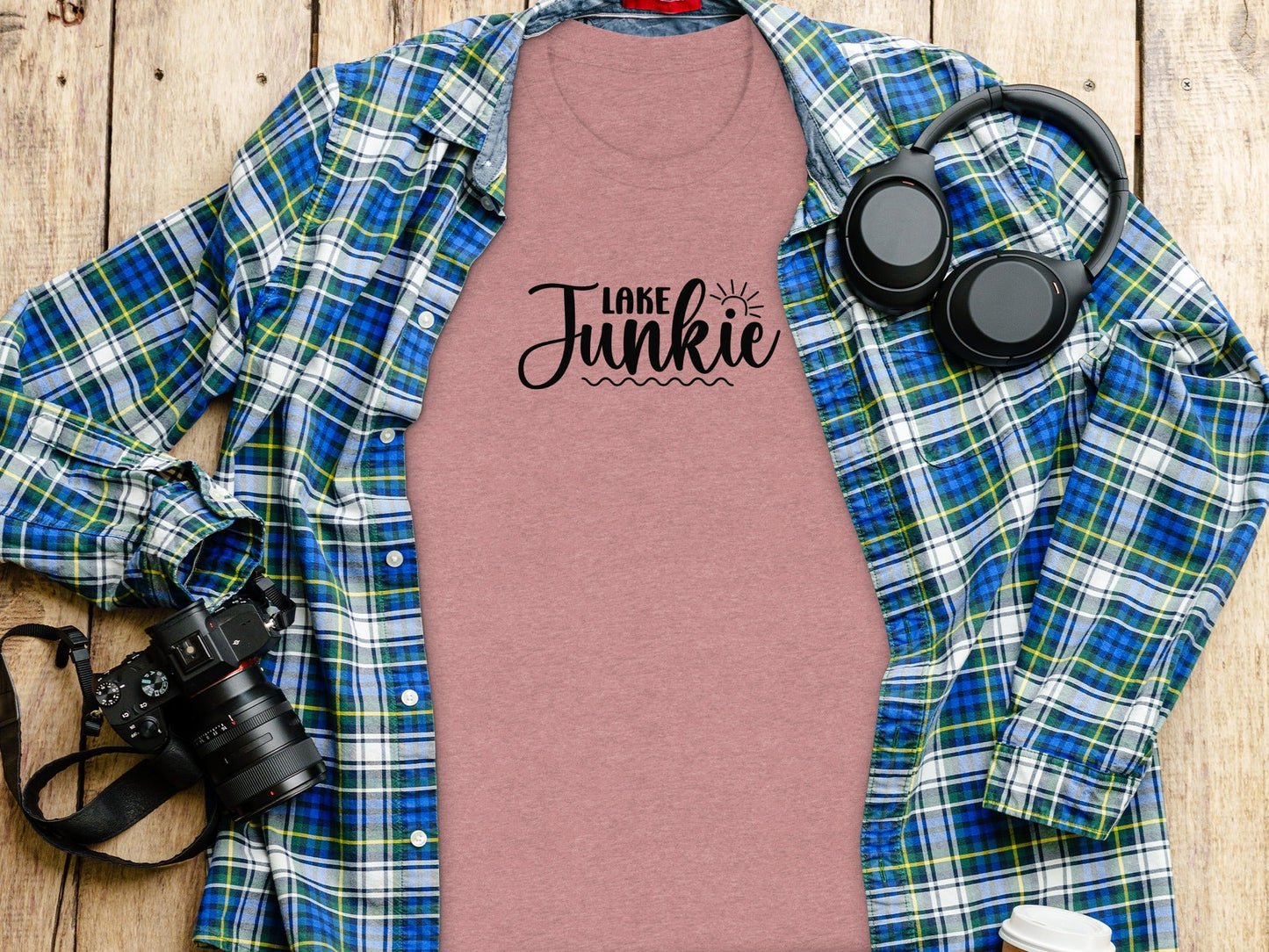 Lake Junkie Graphic for Lovers of Water Activities T-Shirt