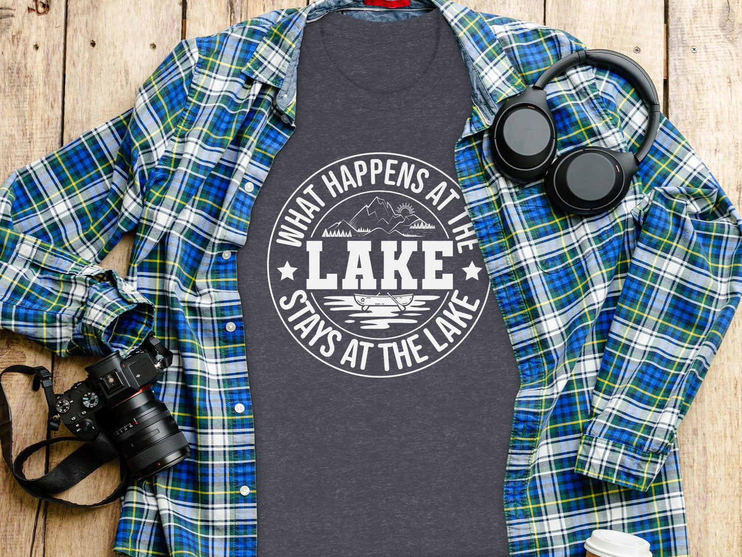 What Happens At The Lake Stays At The Lake Graphic T-Shirt