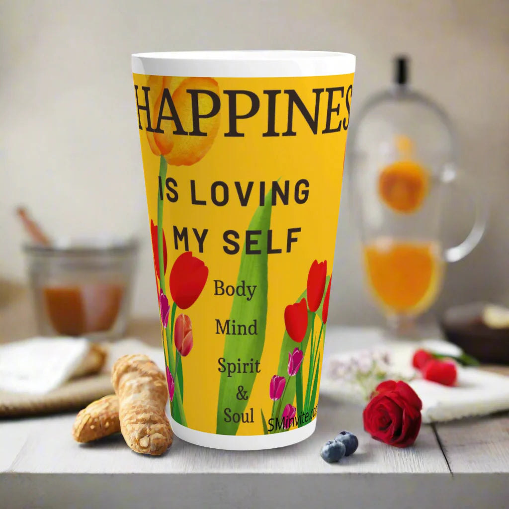 White Latte 17oz Ceramic Mug