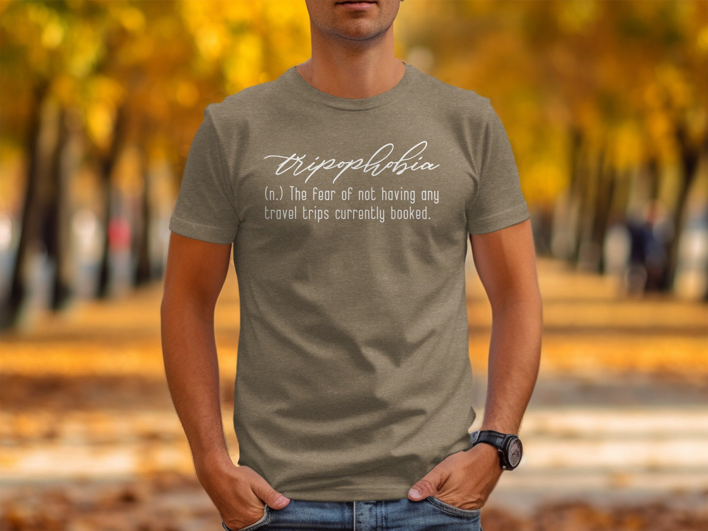 Tripophobia Definition The Fear Of Travel Trips T-Shirt