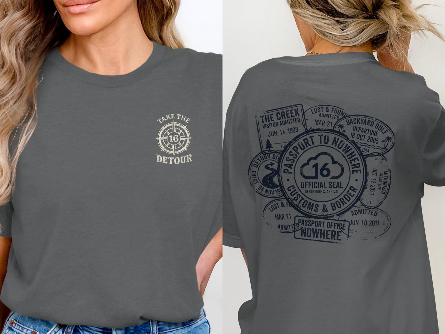 Passport to Nowhere Stamp T-Shirt