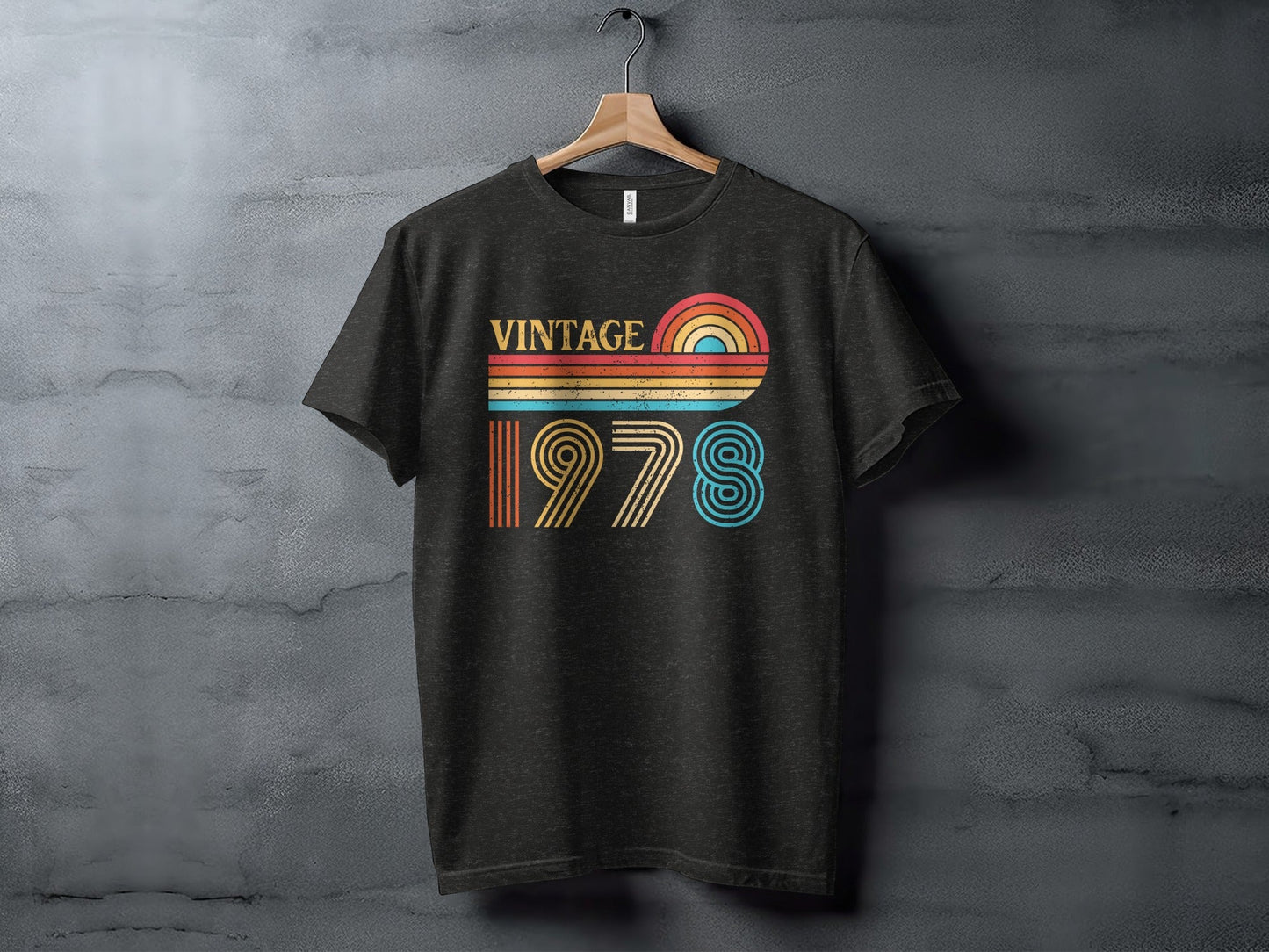 Vintage Retro Distressed 1978 Year of Birth T-Shirt