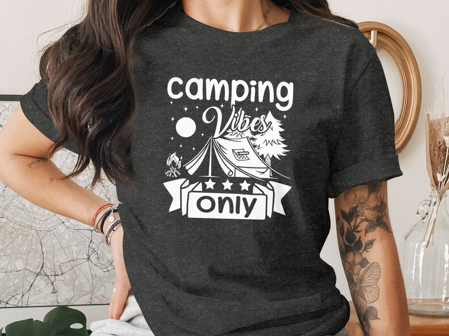 Camping Vibes Only Night Under the Stars T-Shirt