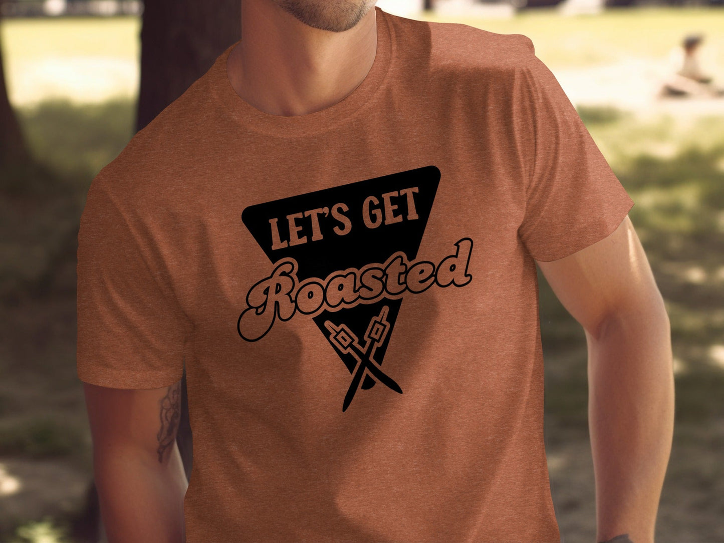 Let's Get Roasted Marshmallow Roasting Sticks T-Shirt