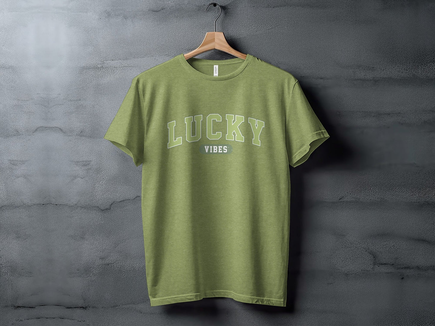 Lucky Vibes T-Shirts, Good Luck T Shirts, Positive Vibes Tees, Trendy Luck Shirts, Lucky Graphic Tees, Casual Lucky T Shirts