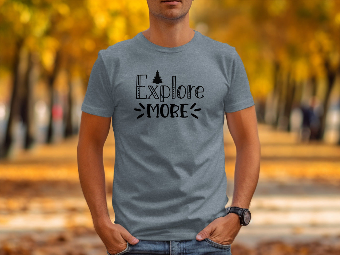 Explore More Pine Tree Design Adventure Inspiration T-Shirt