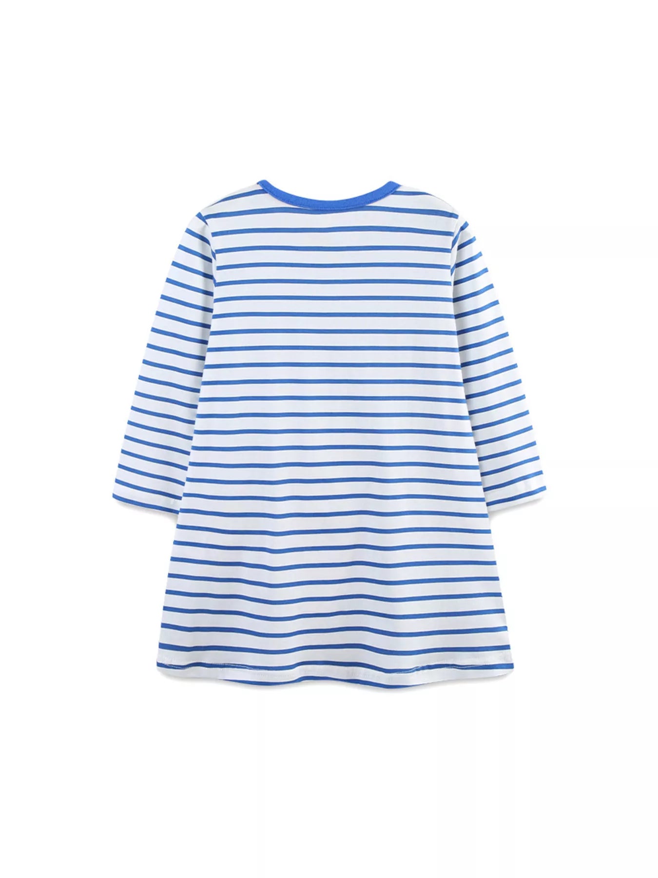 Children's Strawberry Striped Long Sleeve Dress