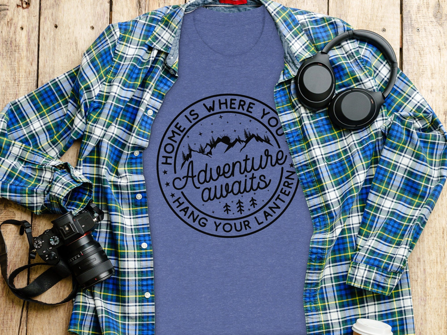 Home Is Where You Hang Your Lantern Adventure Awaits T-Shirt