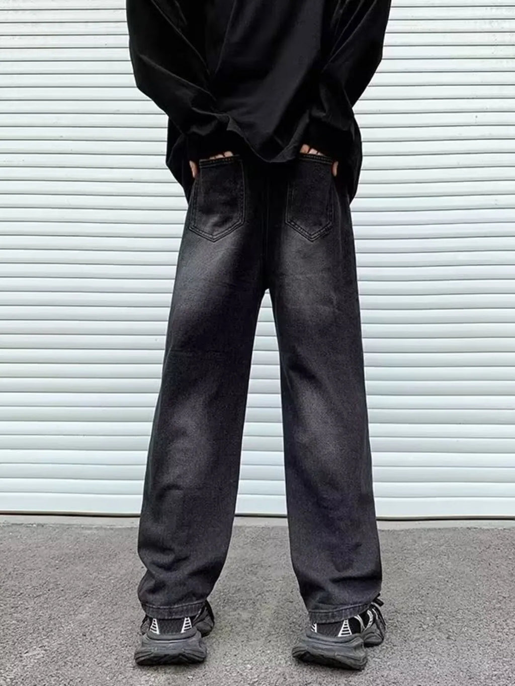 Men's Full Size Wide Leg Jeans Plus Size