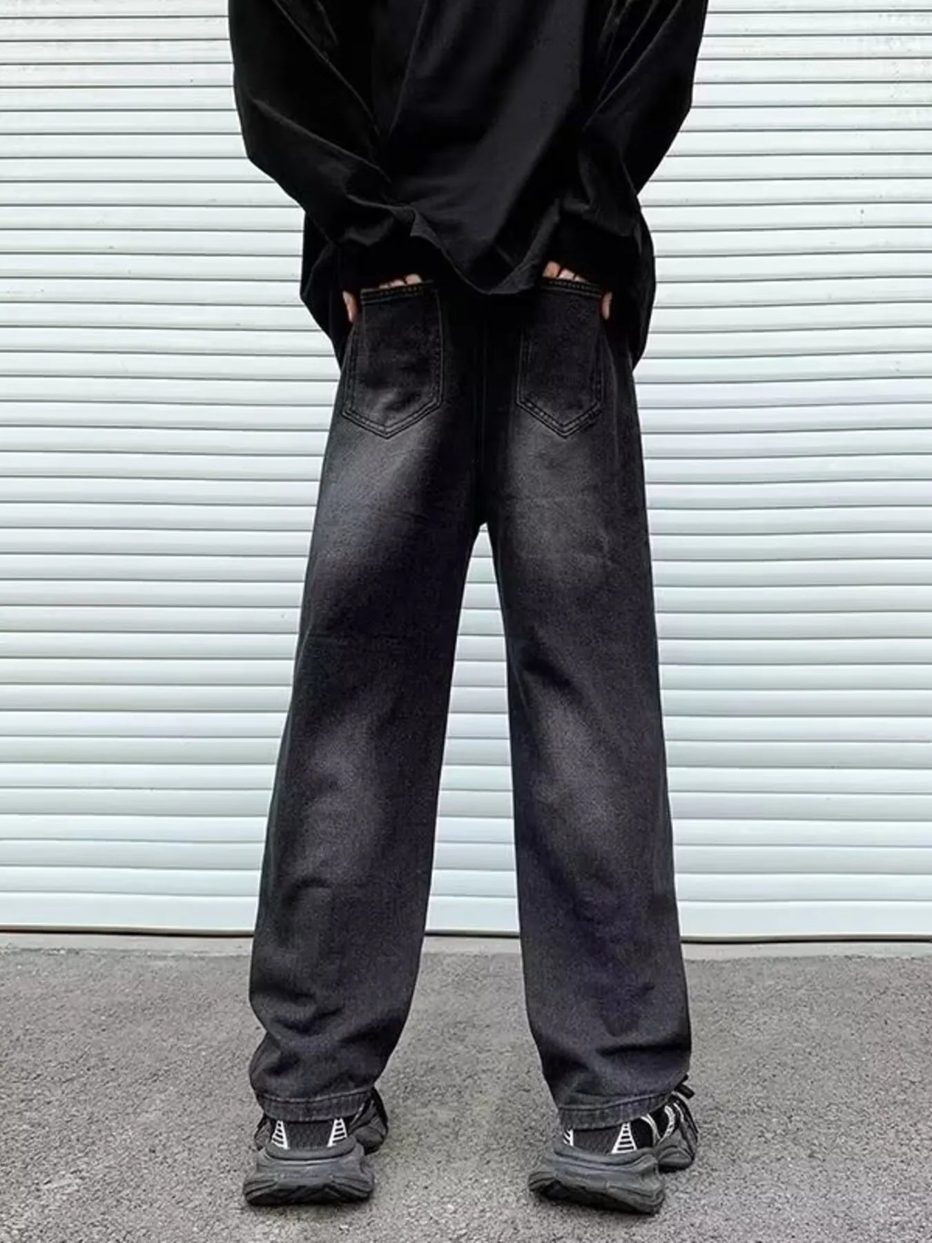 Men's Full Size Wide Leg Jeans Plus Size