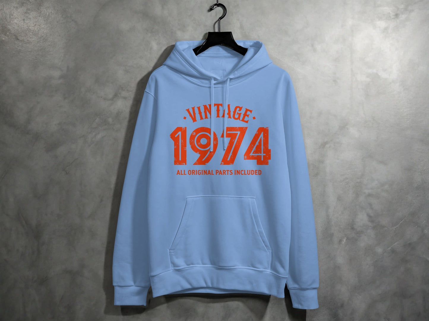 Vintage 1974 All Original Parts Included Design Hoodie