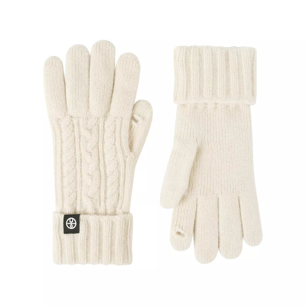 Cable Knit Touchscreen Gloves