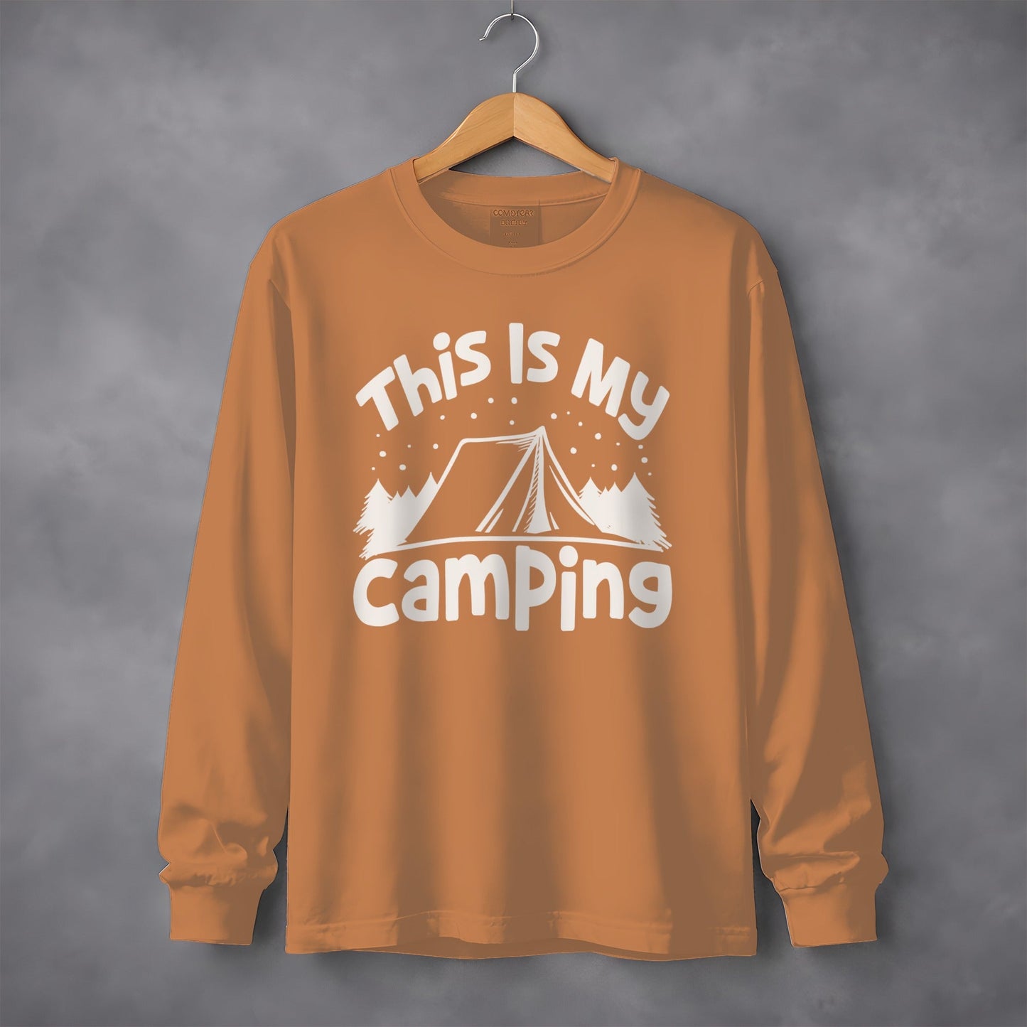 This Is My Camping Tent Vacation Adventure Outside Nature Long Sleeve T-Shirt