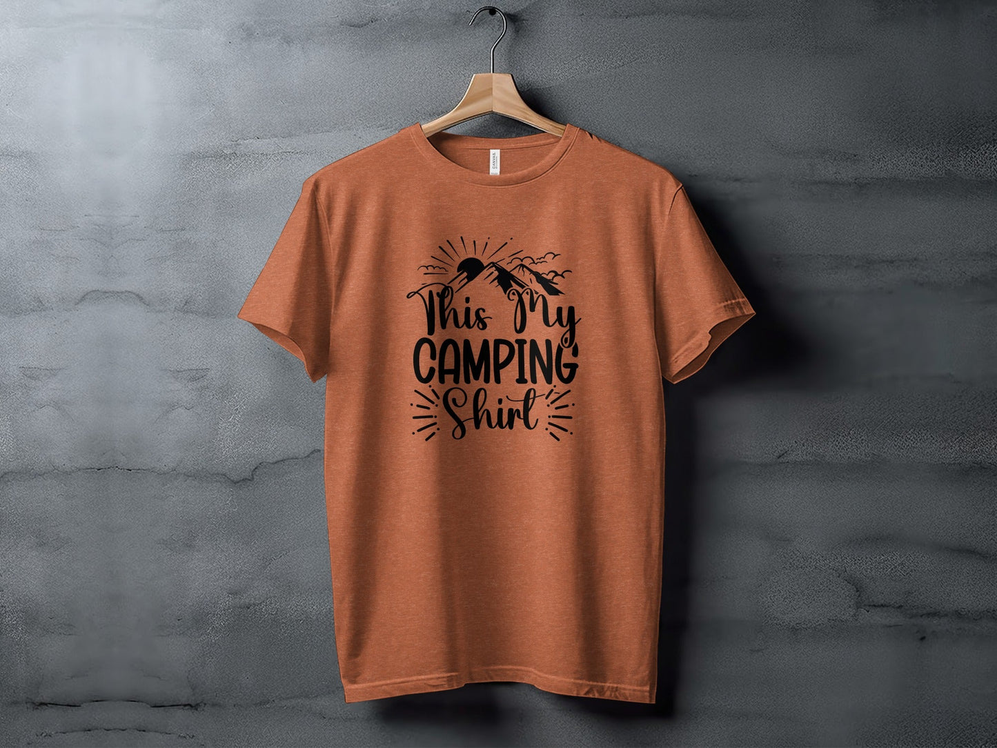 This My Camping Shirt Design Featuring Mountain Graphics T-Shirt