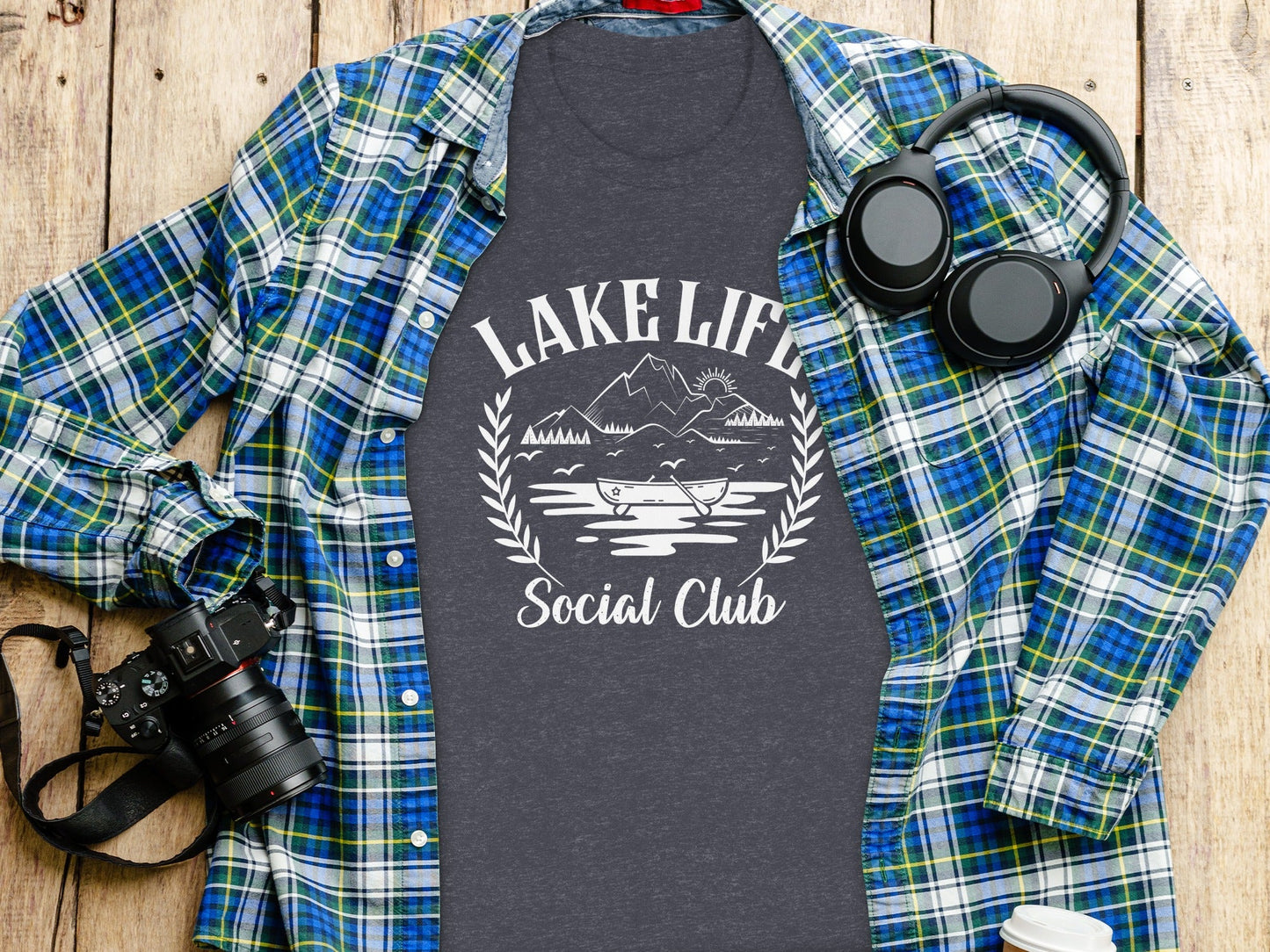 Lake Life Social Club Boating Outdoor Activity T-Shirt