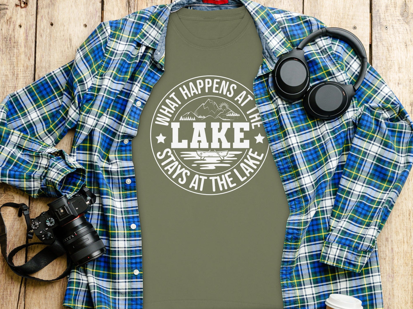 What Happens At The Lake Stays At The Lake Long Sleeve T-Shirt